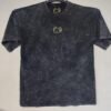 Playera Acid Wash Oversize Color Negro – 100% Algodón